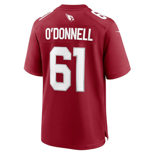 A.Cardinals #61 Carter O'Donnell Cardinal Vapor F.U.S.E. Limited Jersey Stitched American Football Jerseys