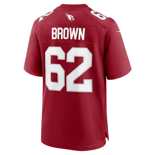 A.Cardinals #62 Evan Brown Cardinal Vapor F.U.S.E. Limited Jersey Stitched American Football Jerseys