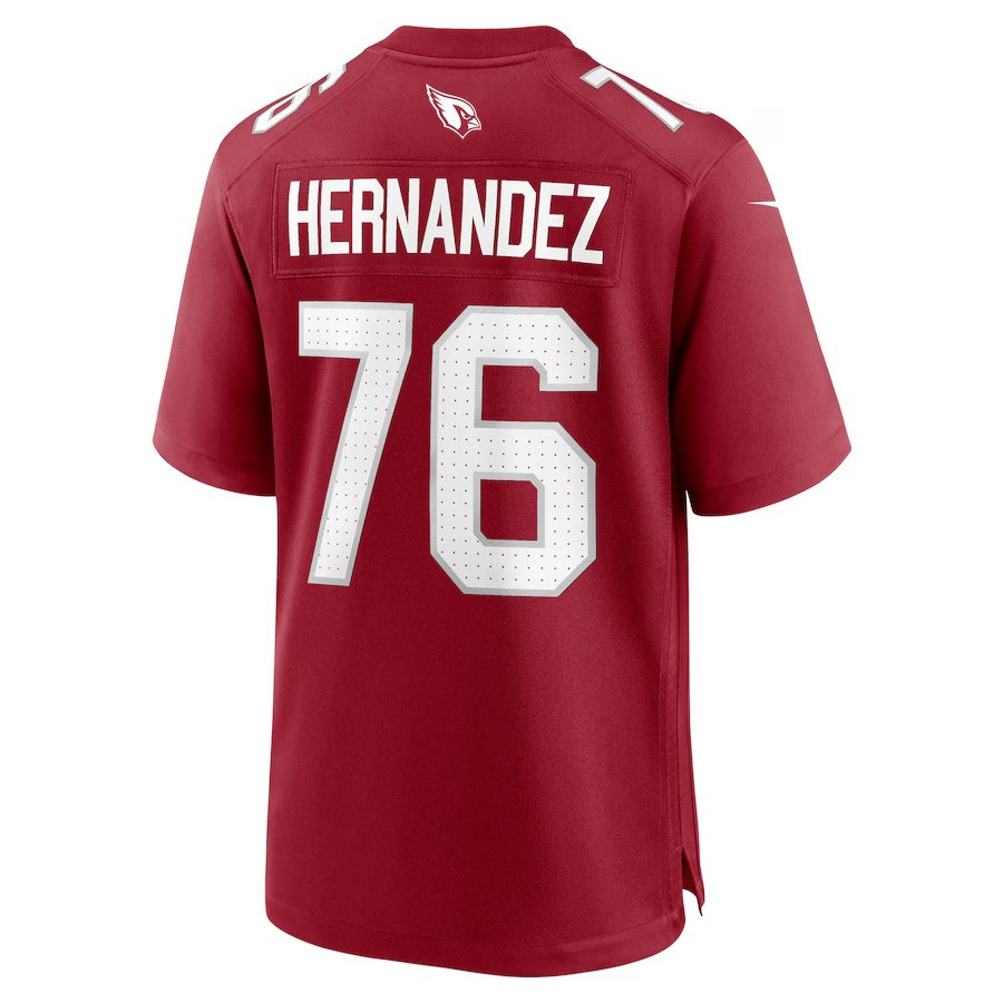 A.Cardinals #76 Will Hernandez Cardinal Vapor F.U.S.E. Limited Jersey Stitched American Football Jerseys