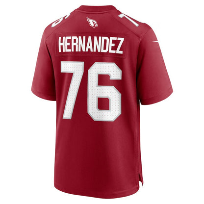 A.Cardinals #76 Will Hernandez Cardinal Vapor F.U.S.E. Limited Jersey Stitched American Football Jerseys