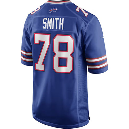 B.Bills #78 Bruce Smith Royal Vapor F.U.S.E. Limited Jersey American Football Jerseys
