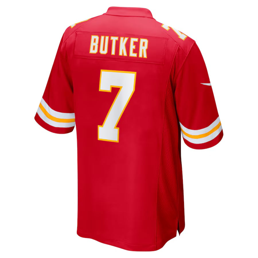 KC.Chiefs #7 Harrison Butker Red Vapor F.U.S.E. Limited Jersey Stitched American Football Jerseys