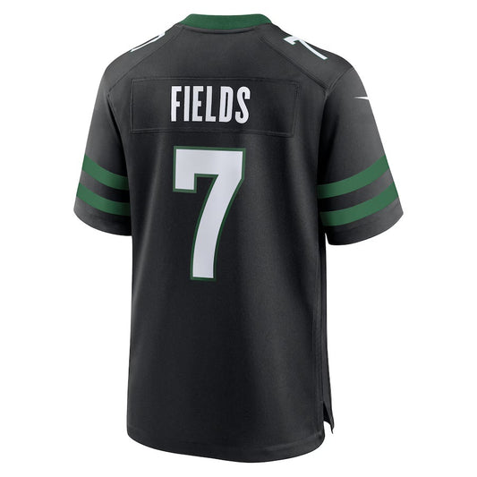 NY.Jets #7 Justin Fields Black Vapor F.U.S.E. Limited Jersey Stitched American Football Jerseys