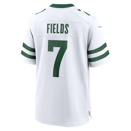NY.Jets #7 Justin Fields White Vapor F.U.S.E. Limited Jersey Stitched American Football Jerseys