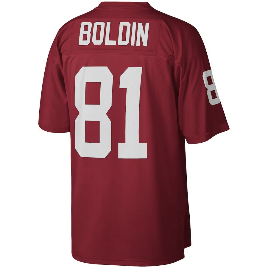 A.Cardinals #81 Anquan Boldin Mitchell & Ness Cardinal Legacy Replica Jersey Stitched American Football Jerseys