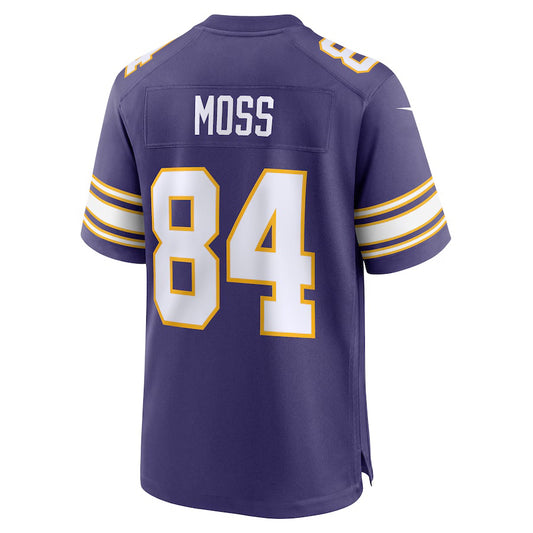 MN.Vikings #84 Randy Moss Purple Vapor F.U.S.E. Limited Jersey Stitched American Football Jerseys