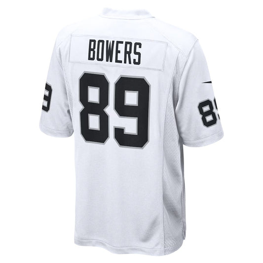 LV.Raiders #89 Brock Bowers White Vapor F.U.S.E. Limited Jersey Stitched American Football Jerseys