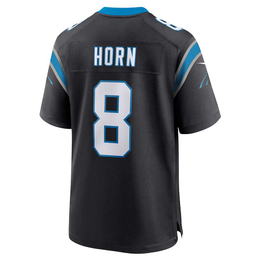 C.Panthers #8 Jaycee Horn Black Vapor F.U.S.E. Limited Jersey Stitched American Football Jerseys