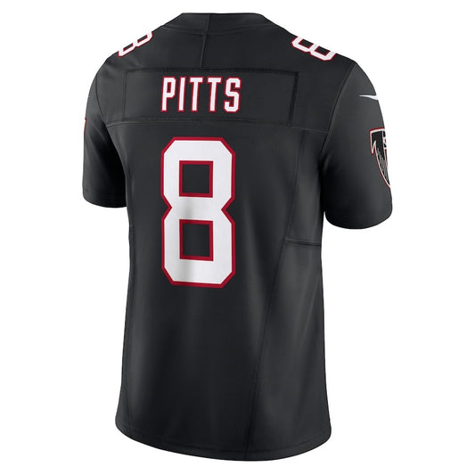A.Falcons #8 Kyle Pitts Black Vapor F.U.S.E. Limited Jersey Stitched American Football Jerseys
