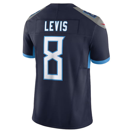 T.Titans #8 Will Levis Navy Vapor F.U.S.E. Limited Jersey Stitched American Football Jerseys
