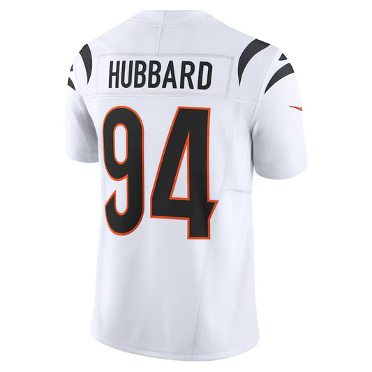 C.Bengals #94 Sam Hubbard White Vapor F.U.S.E. Limited Jersey Stitched American Football Jerseys