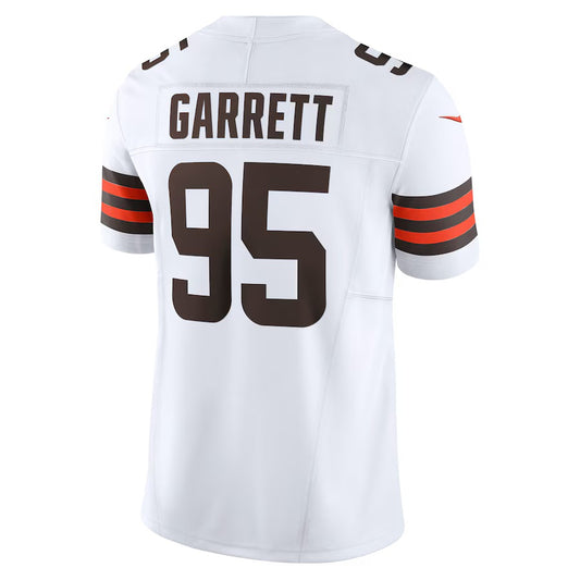 C.Browns #95 Myles Garrett  White Vapor F.U.S.E. Limited Jersey Stitched American Football Jerseys