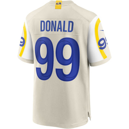 LA.Rams #99 Aaron Donald Cream Vapor F.U.S.E. Limited Jersey Stitched American Football Jersey