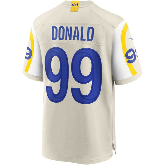 LA.Rams #99 Aaron Donald Cream Vapor F.U.S.E. Limited Jersey Stitched American Football Jersey