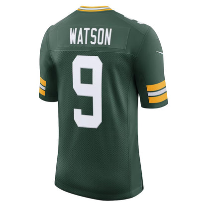 GB.Packers #9 Christian Watson Green Vapor F.U.S.E. Limited Jersey Stitched American Football Jerseys