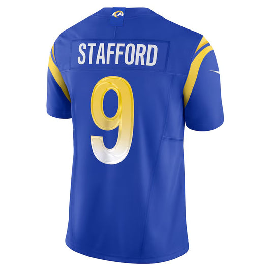 LA.Rams #9 Matthew Stafford Royal Vapor F.U.S.E. Limited Jersey Stitched American Football Jersey