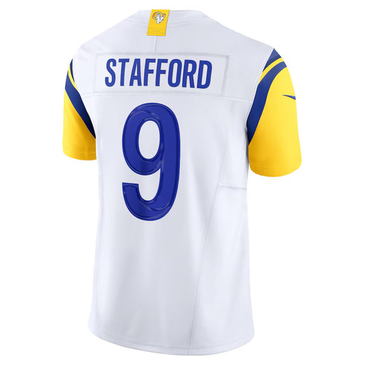 LA.Rams #9 Matthew Stafford White Vapor F.U.S.E. Limited Jersey Stitched American Football Jersey