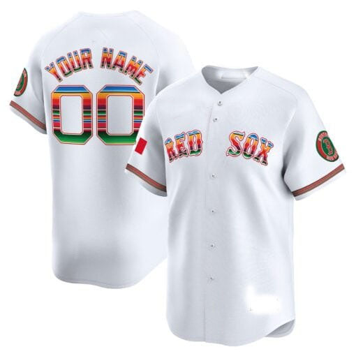 Custom Boston Red Sox Mexico Vapor Premier Limited¡§C All Stitched Baseball Jersey