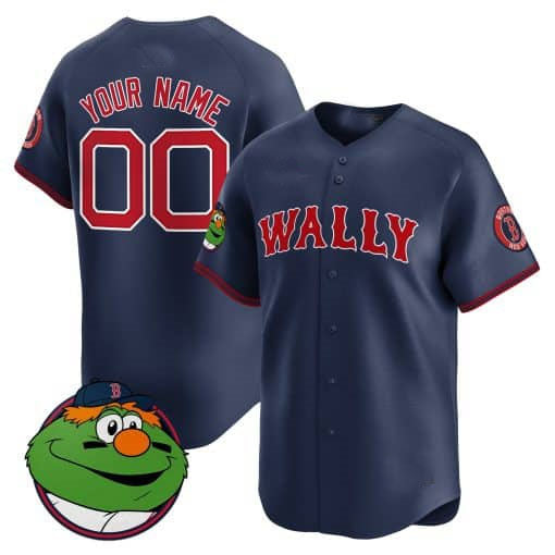 Custom Boston Red Sox Wally Vapor Premier Limited¡§C All Stitched Baseball Jersey