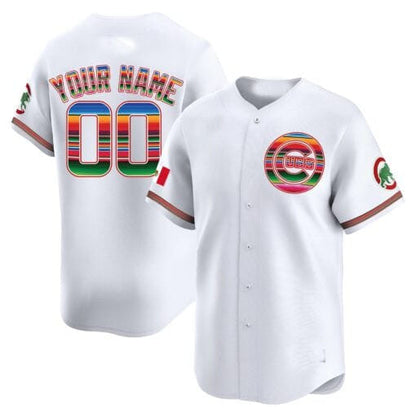 Custom Chicago Cubs Mexico Vapor Premier Limited¡§C All Stitched Baseball Jersey