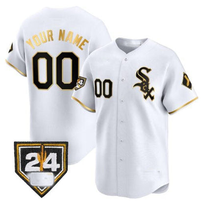 Custom Chicago White Sox 2024 Spring Training Patch Vapor Premier Limited¡§C All Stitched Baseball Jersey