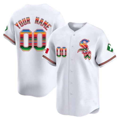Custom Chicago White Sox Mexico Vapor Premier Limited V2 ¡§C All Stitched Baseball Jersey