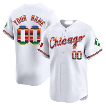 Custom Chicago White Sox Mexico Vapor Premier Limited V3 ¡§C All Stitched Baseball Jersey
