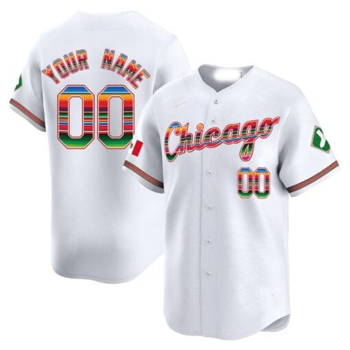 Custom Chicago White Sox Mexico Vapor Premier Limited V3 ¡§C All Stitched Baseball Jersey