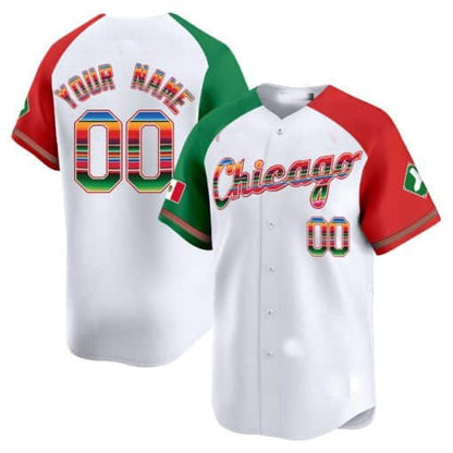 Custom Chicago White Sox Mexico Vapor Premier Limited V3 ¡§C All Stitched Baseball Jersey