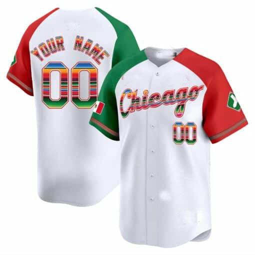 Custom Chicago White Sox Mexico Vapor Premier Limited V3 ¡§C All Stitched Baseball Jersey