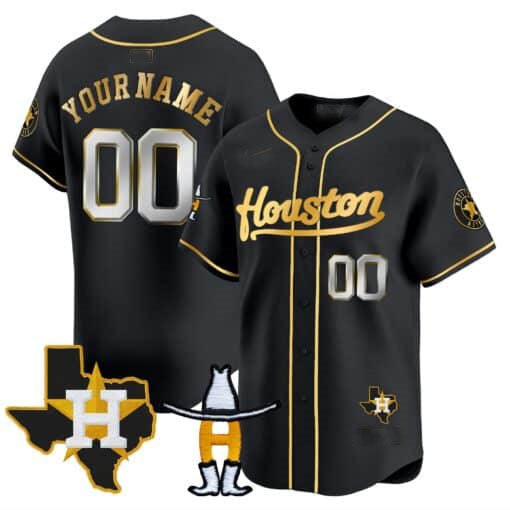 Custom Houston Astros Rodeo Patch Vapor Premier Limited ¡§C All Stitched Baseball Jersey